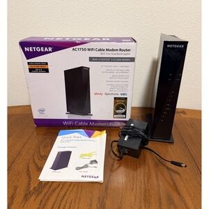 NETGEAR‎ C6300 AC1750 DOCSIS 3.0 Cable Modem WiFi Router Xfinity Spectrum COX